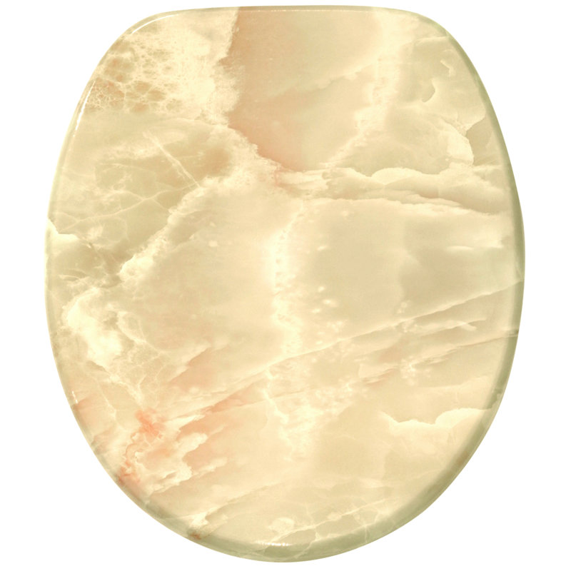 Sanilo Marble Elongated Toilet Seat Wayfair.co.uk